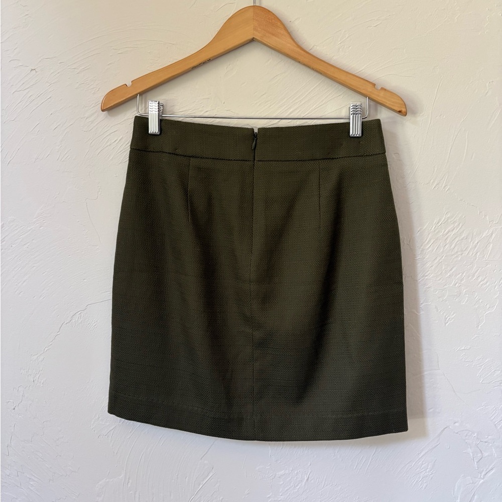 Banana Republic Olive Green Mini Skirt
